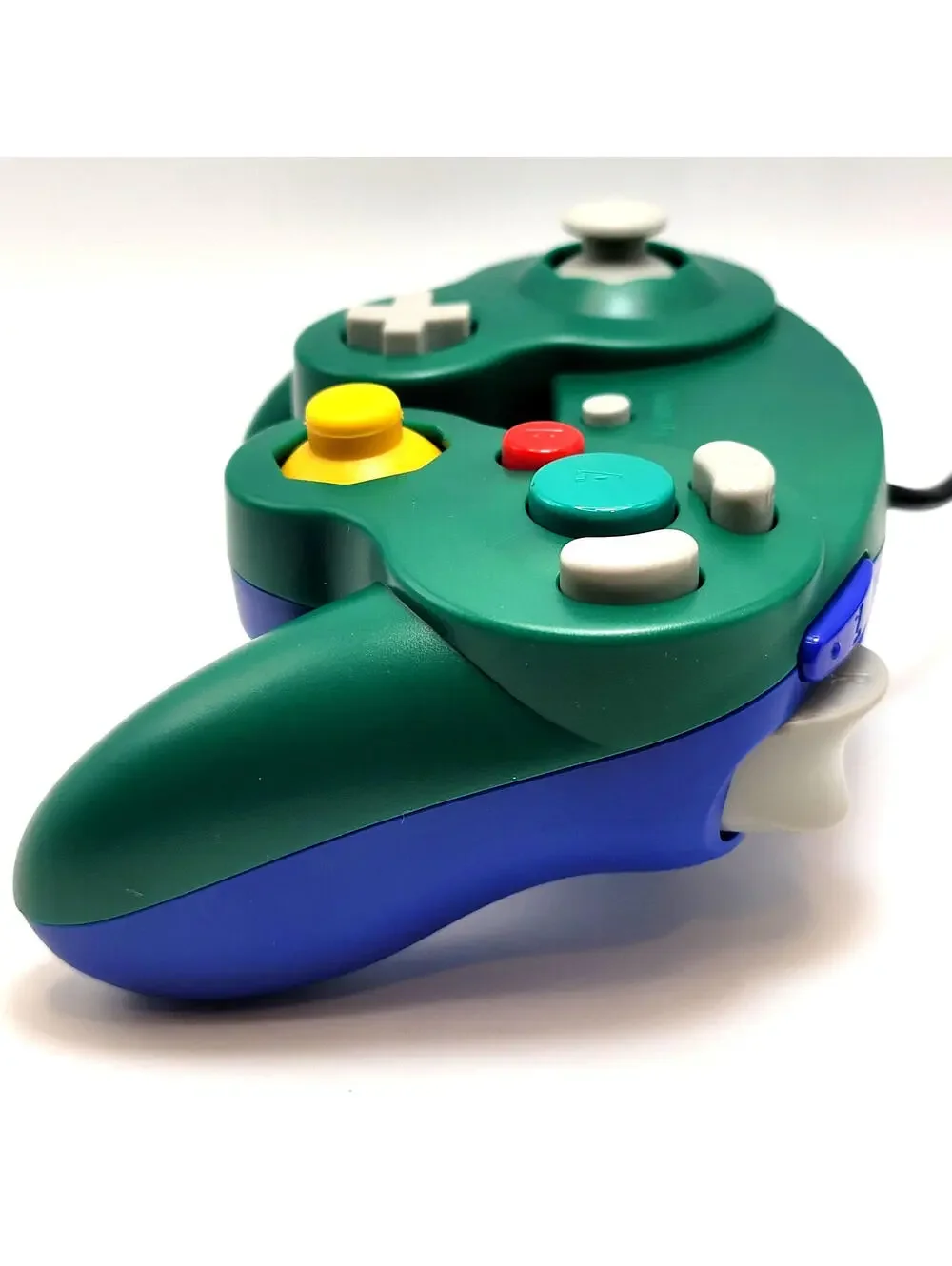 Nintendo GameCube Controller Game Pad For NGC - Wii - Plumber Green & Blue